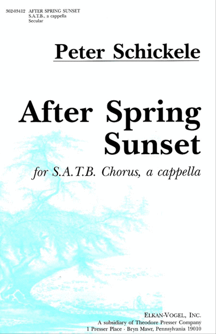 After Spring Sunset After Spring Sunset 4-Part scores gallery preview page 1