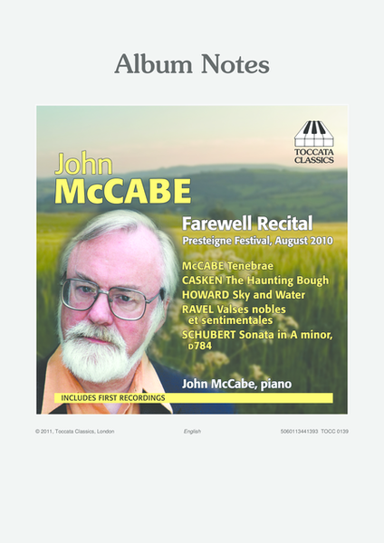 Mccabe: Farewell Recital