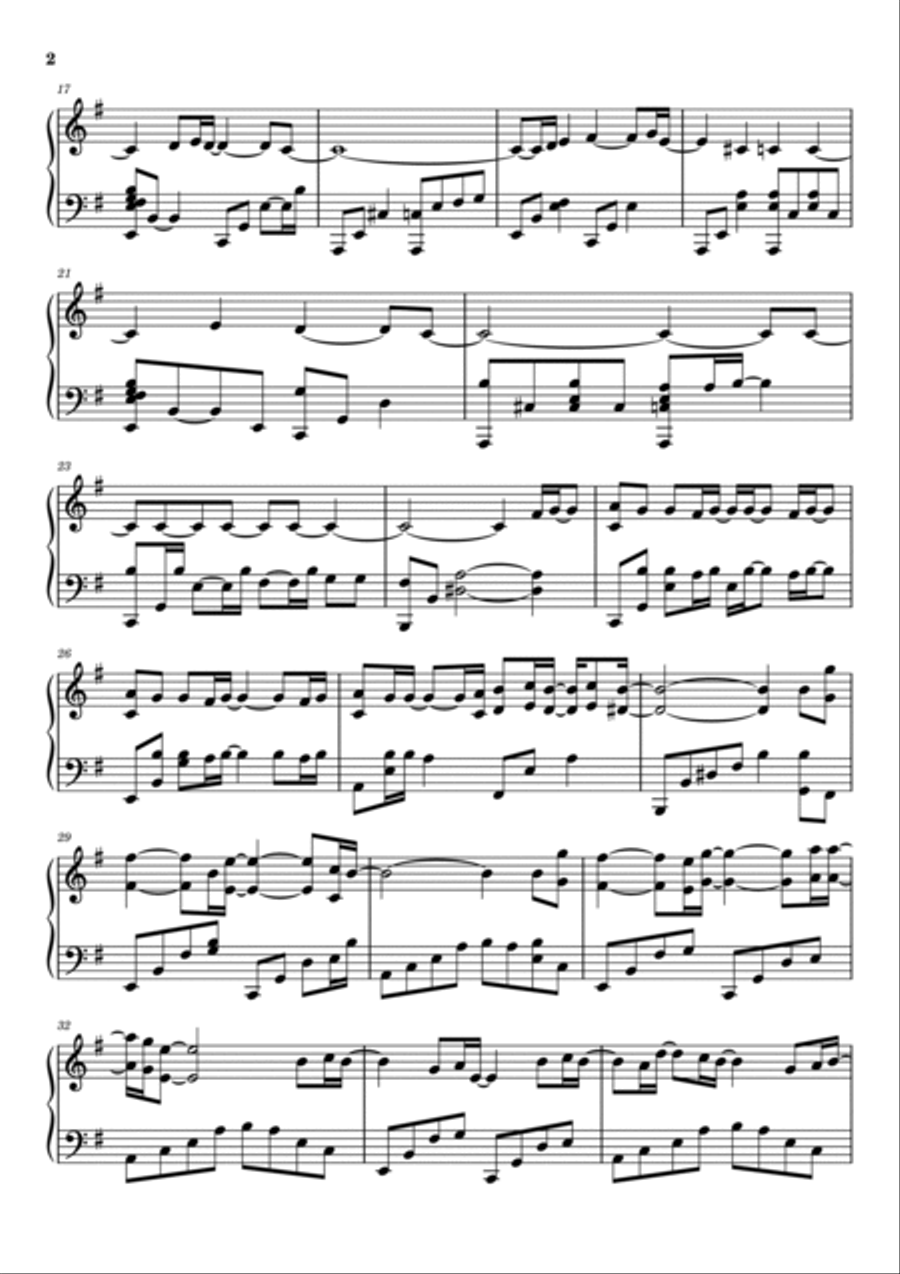 No Time To Die Piano Solo scores gallery preview page 2