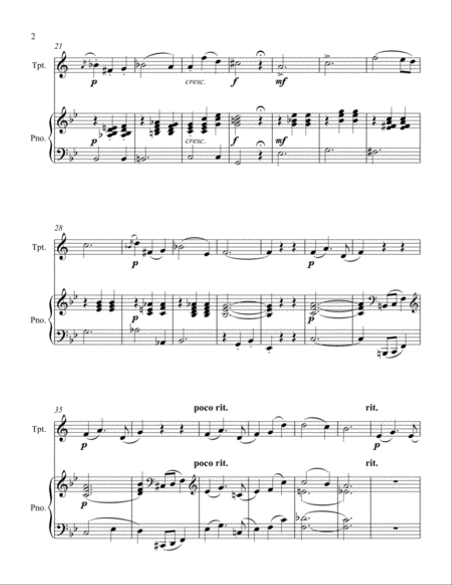 Mama's Birthday Trumpet Solo scores gallery preview page 2