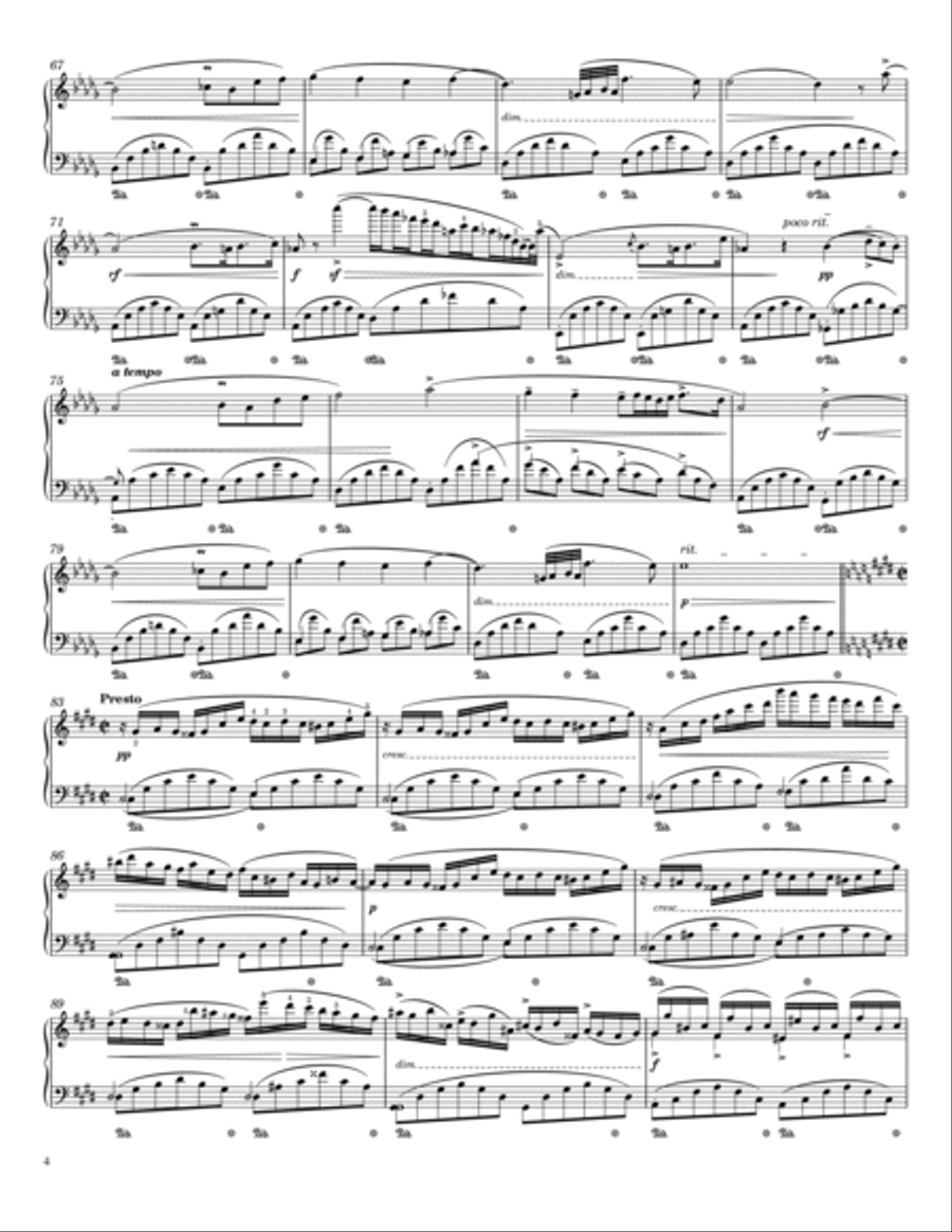 Fantasie Impromptu Fantasie Impromptu Piano Solo scores gallery preview page 4