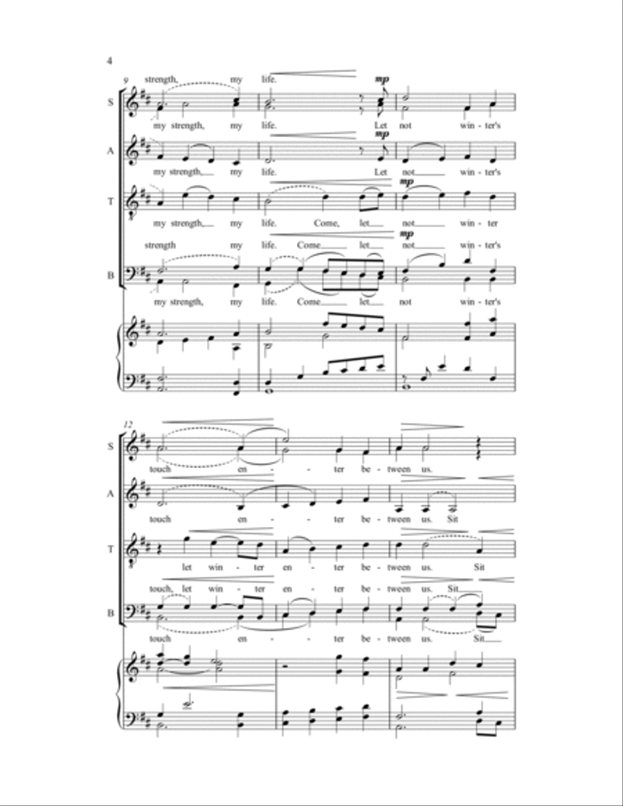 Winter SSATB scores gallery preview page 9