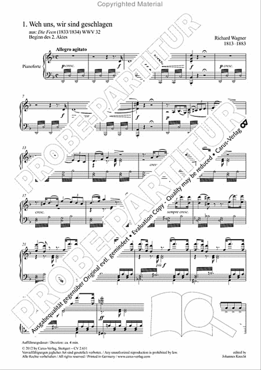 Choral collection Great Opera Choruses - Richard Wagner (choir & piano) Choir scores gallery preview page 7