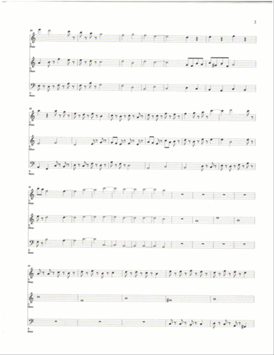 Pisistratidae Woodwind Trio scores gallery preview page 3