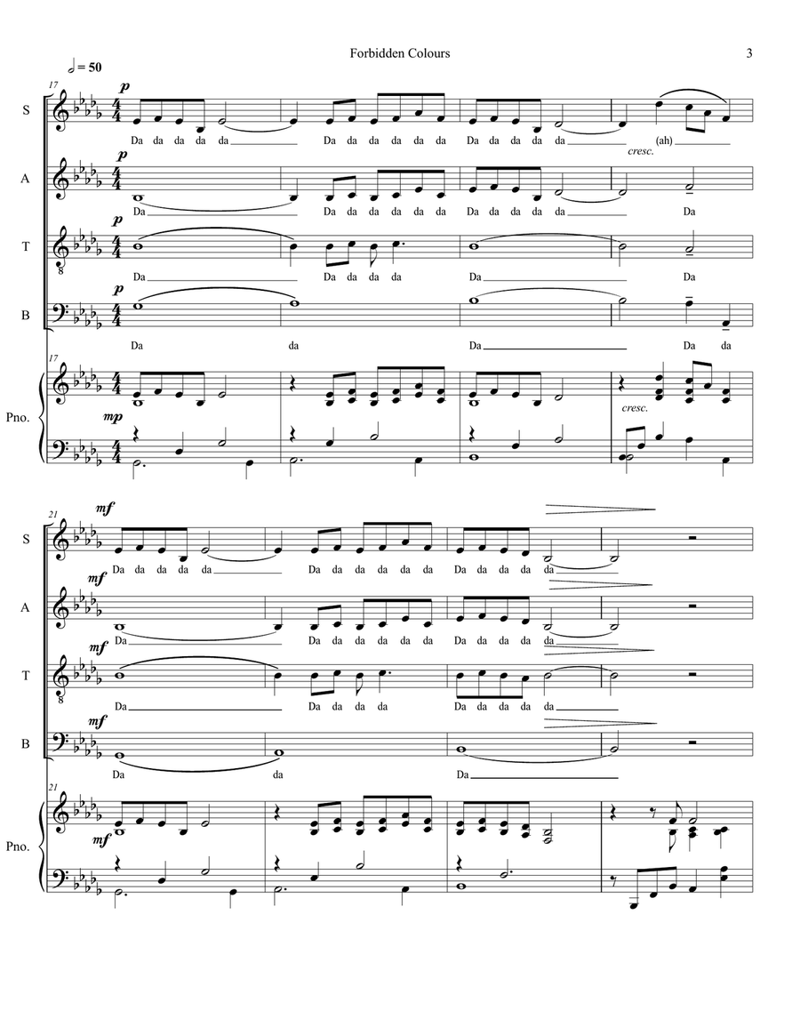 Forbidden Colours Divisi scores gallery preview page 3