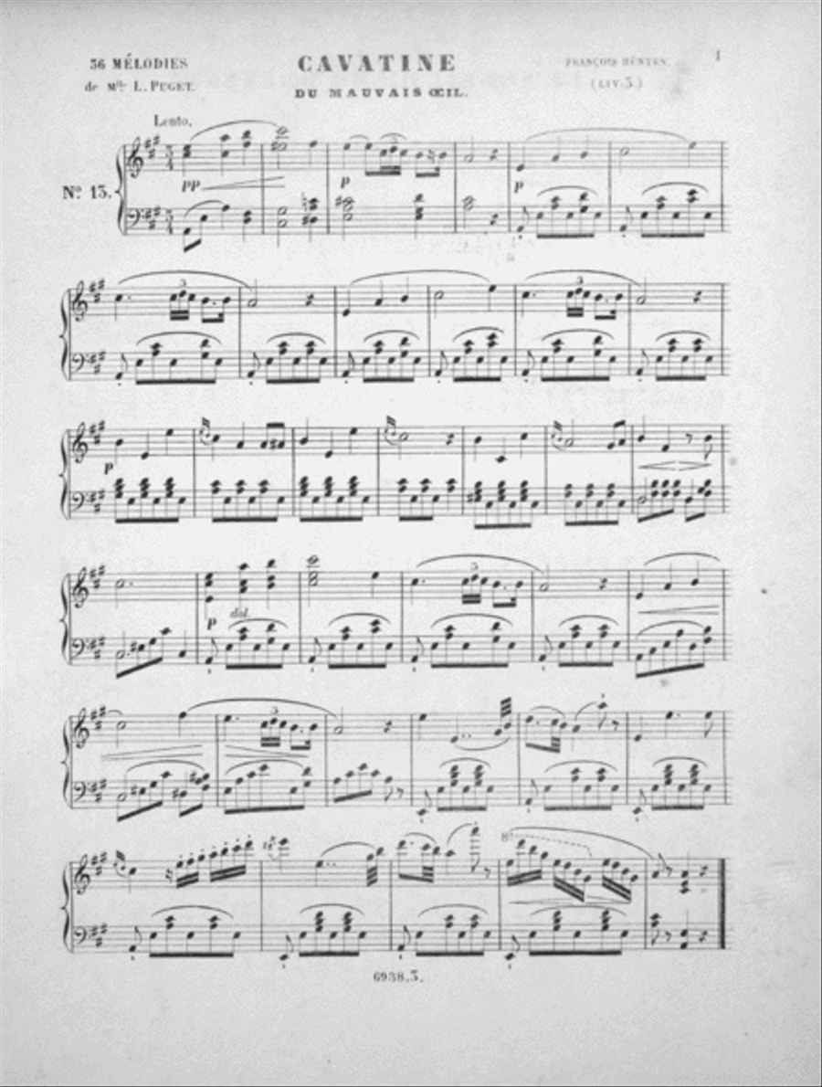 Melodies de Puget Piano Solo scores gallery preview page 2