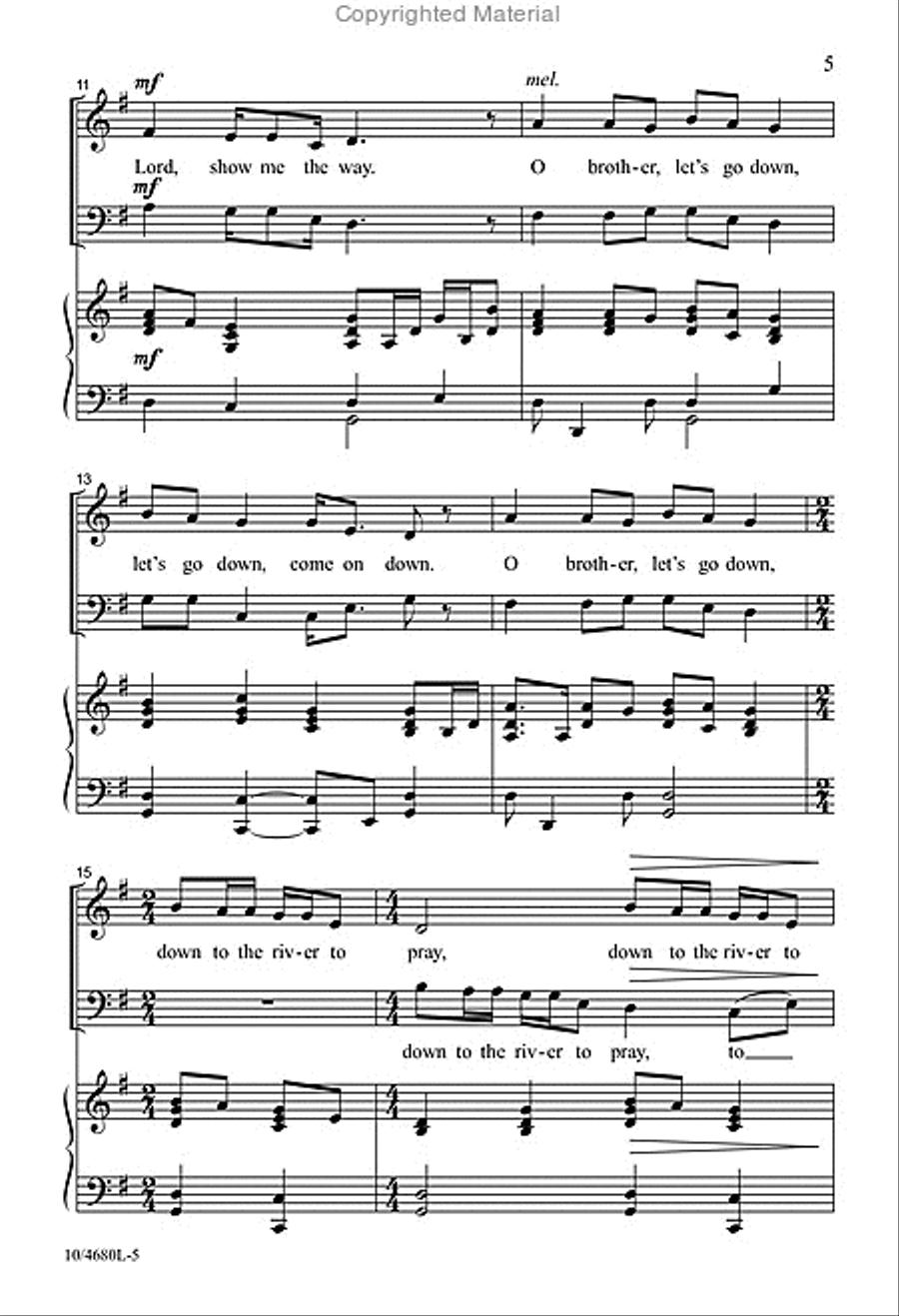 Gather by the River to Pray 2-Part scores gallery preview page 4