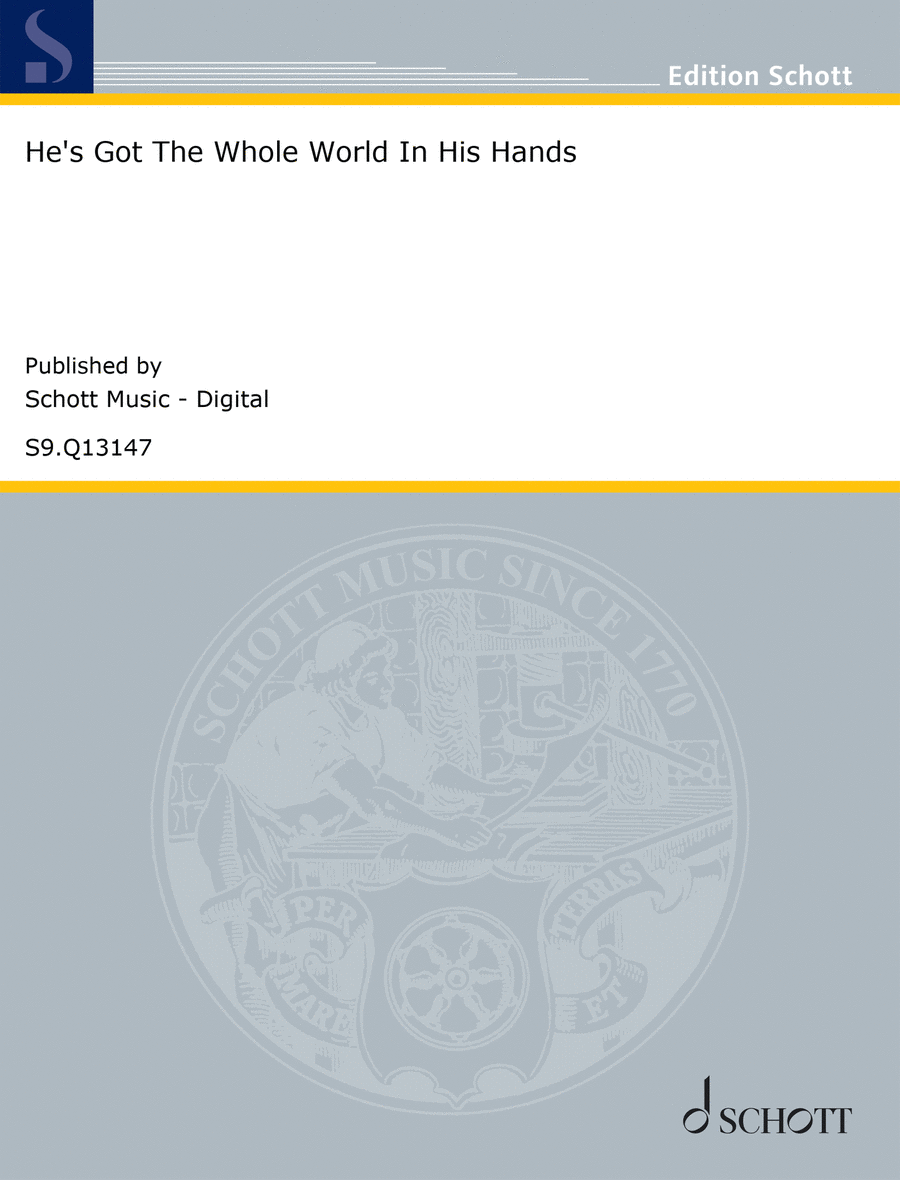 He's Got The Whole World In His Hands 3-Part scores gallery preview page 1