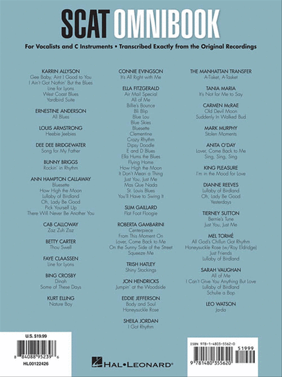 Scat Omnibook Voice scores gallery preview page 2