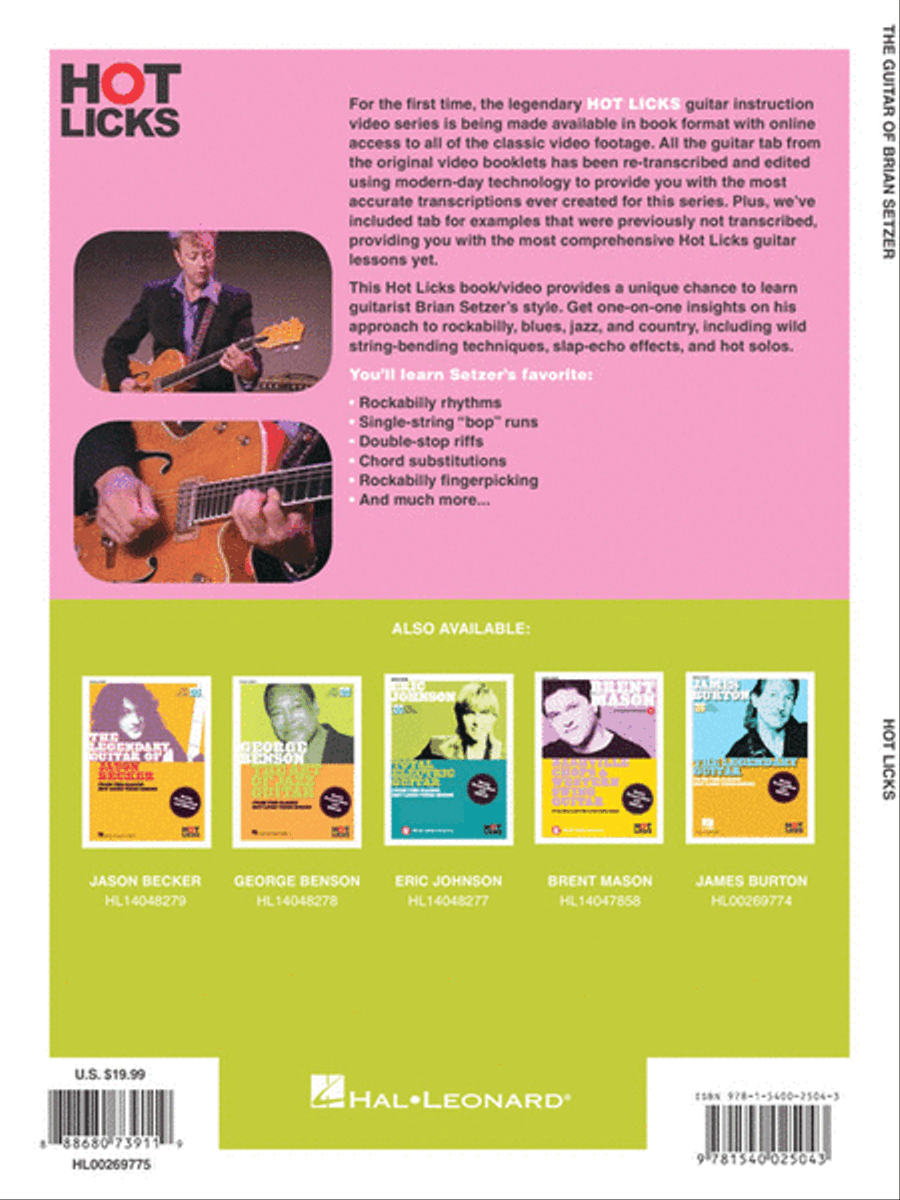 The Guitar of Brian Setzer Guitar Tablature scores gallery preview page 7