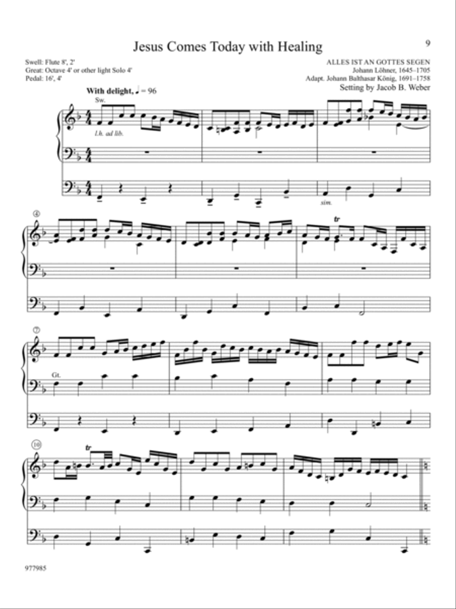 Communion Mosaics Organ scores gallery preview page 3