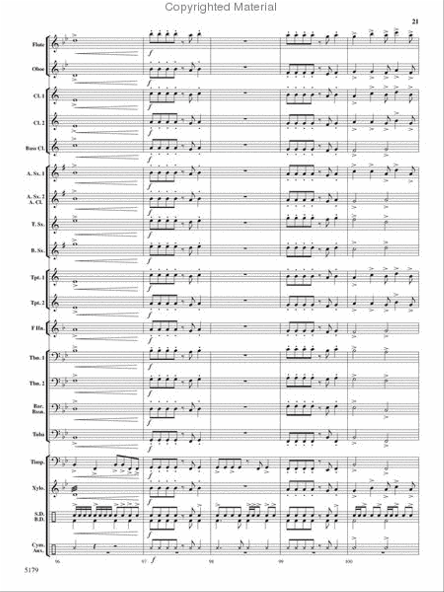 American Journey Concert Band scores gallery preview page 20