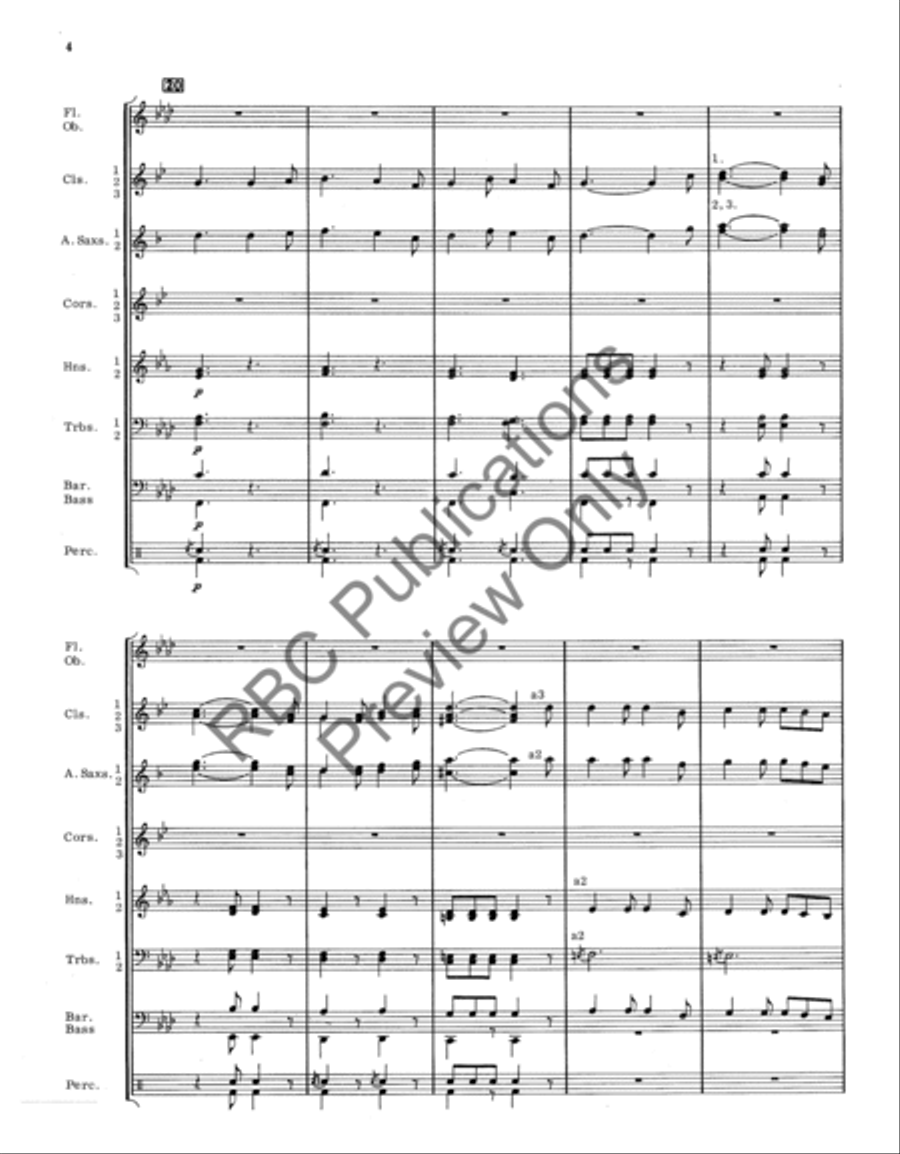 Coasts Of High Barbary Coasts Of High Barbary Concert Band scores gallery preview page 5