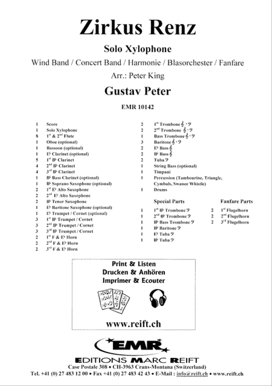 Zirkus Renz Concert Band scores gallery preview page 2