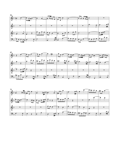 Fugue no.4, HWV 608 (arrangement for 4 recorders)