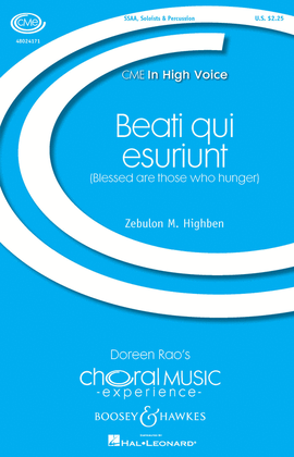 Book cover for Beati Qui Esuriunt