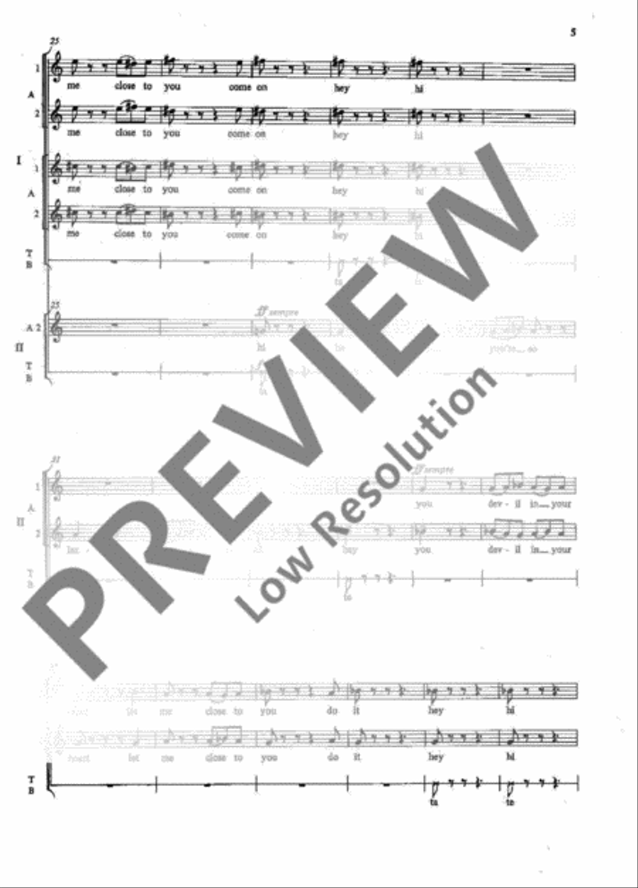 Motetus I 4-Part scores gallery preview page 6