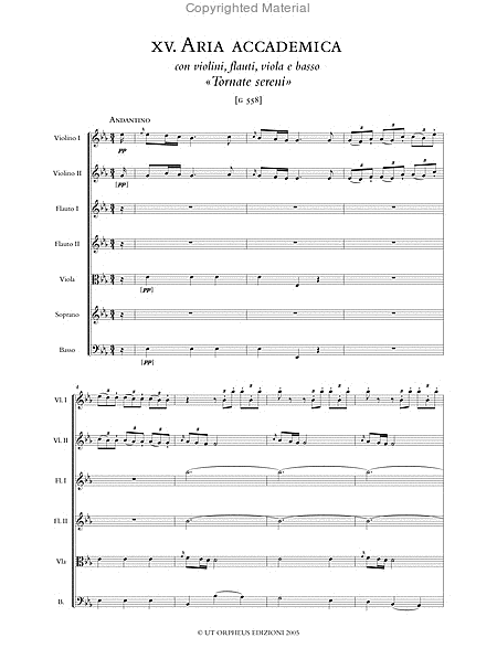 Opera Omnia. Vol. I: Concert Arias G 544-559