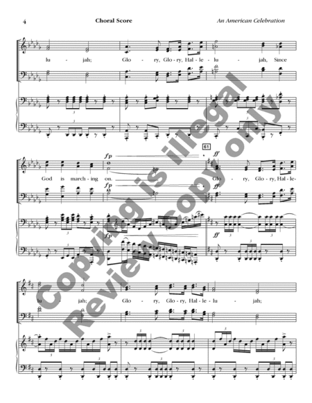 An American Celebration (Choral Score) image number null