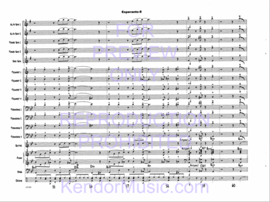 Esperanto Esperanto Jazz Ensemble scores gallery preview page 11