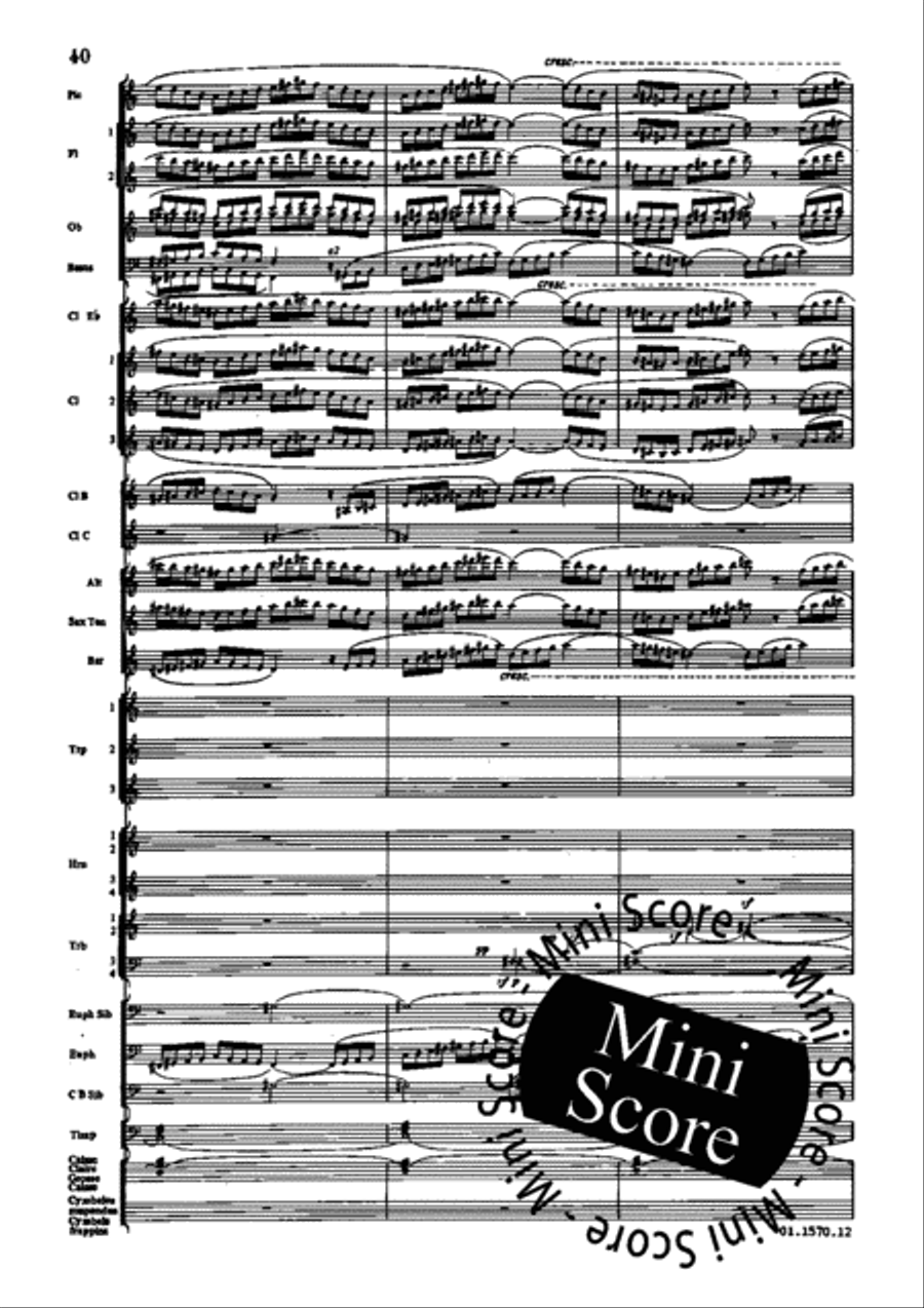 Poeme du Feu Concert Band scores gallery preview page 46