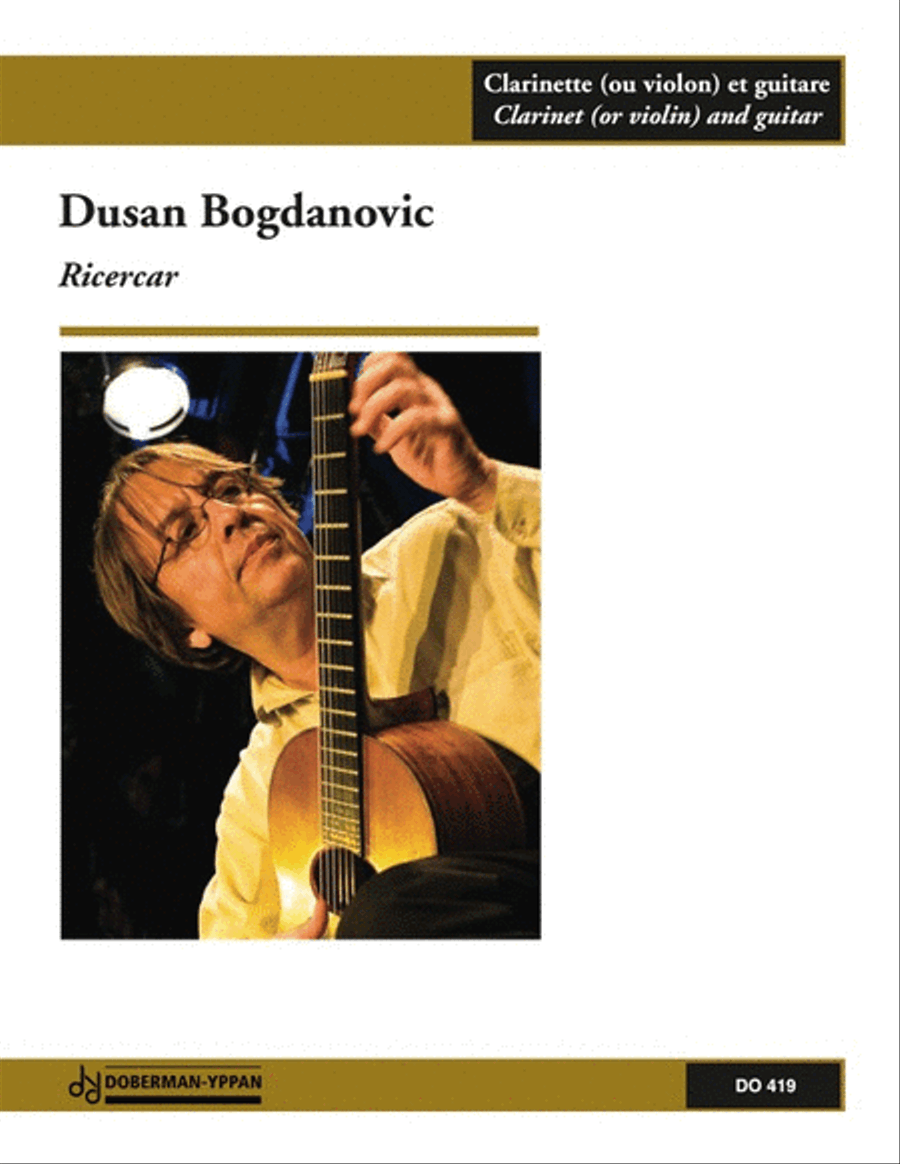 Ricercar Ricercar Clarinet scores gallery preview page 1
