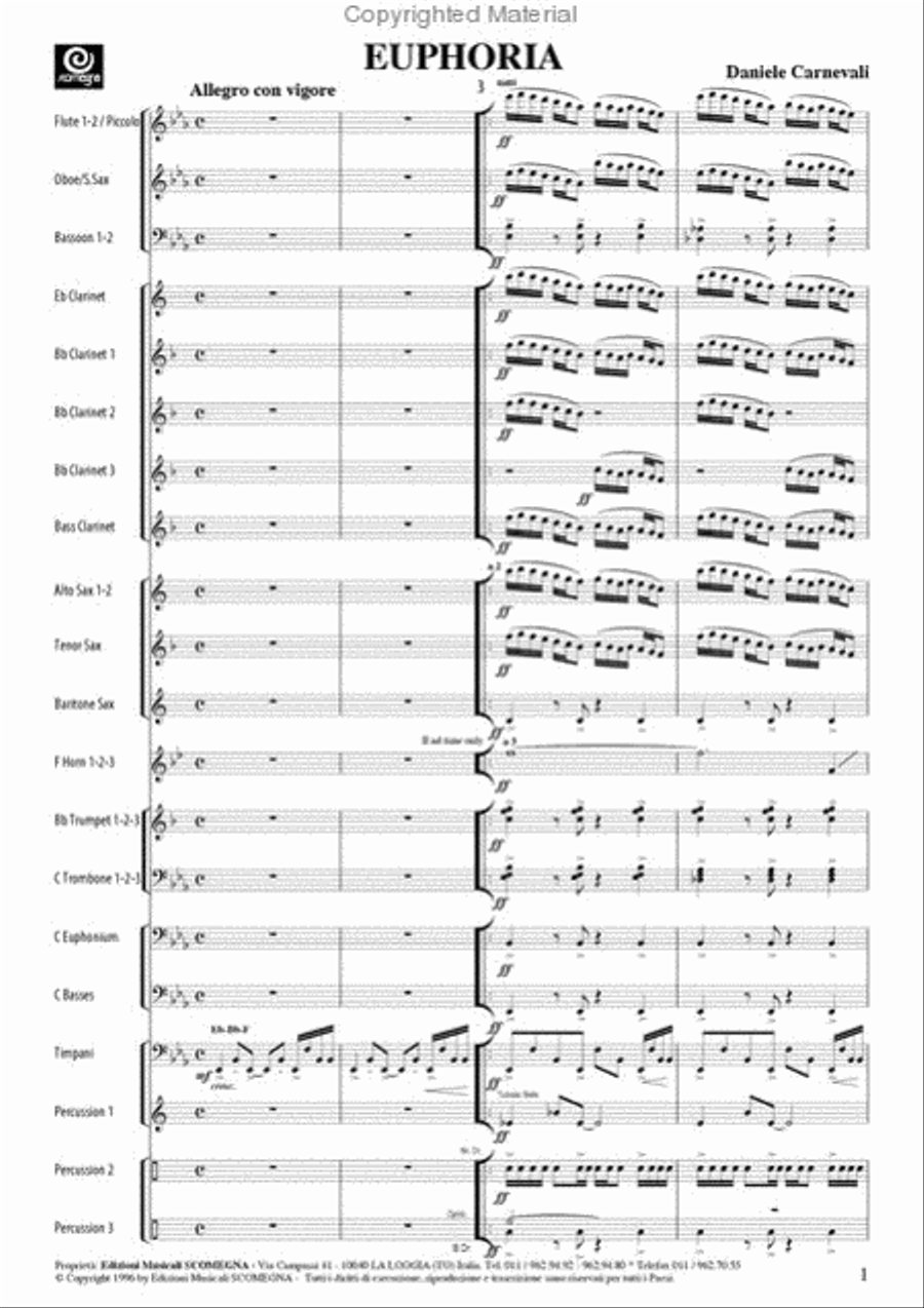 Euphoria Concert Band scores gallery preview page 3