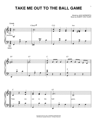 Take Me Out To The Ball Game (arr. Gary Meisner)