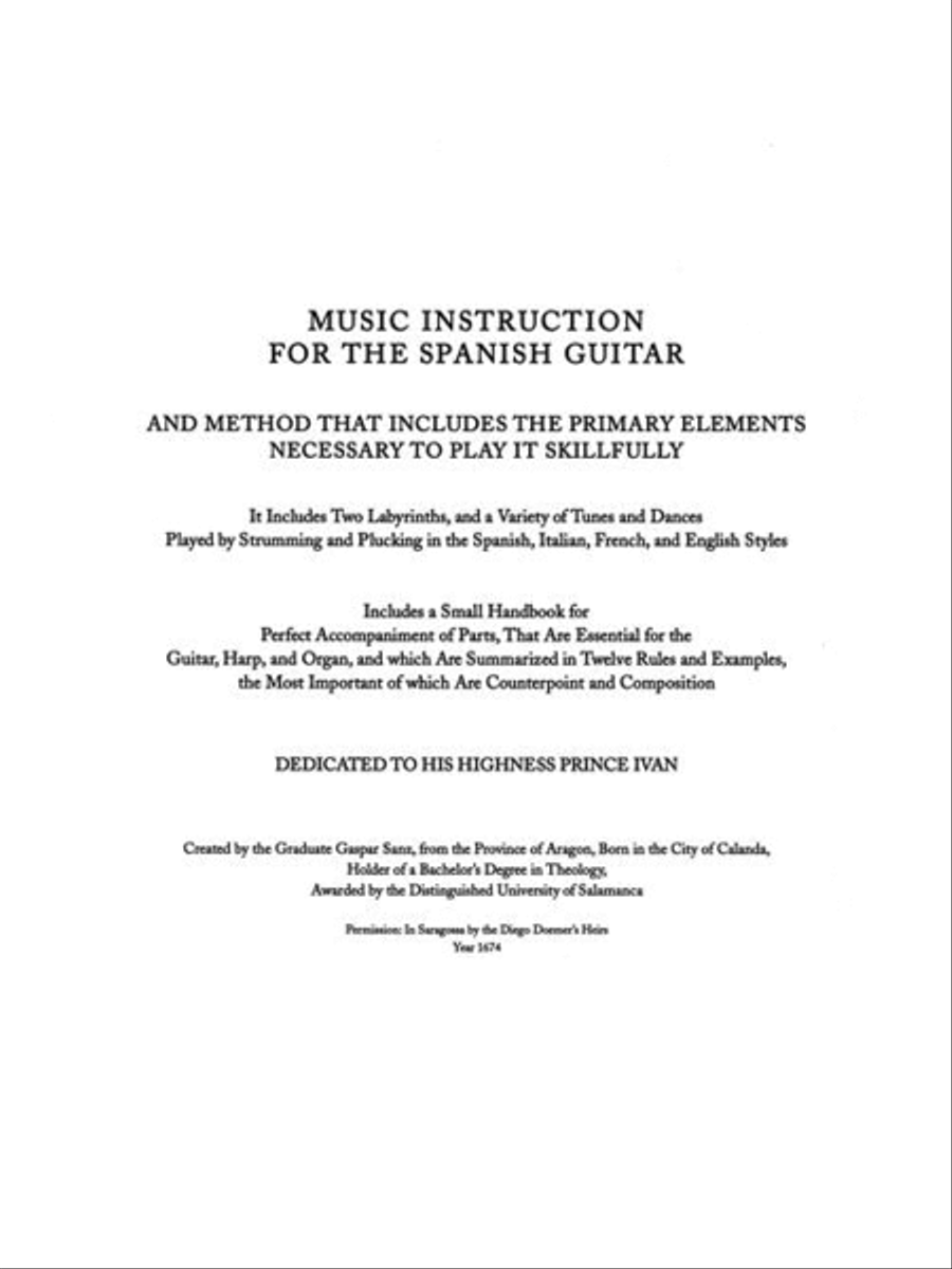 The Complete Works of Gaspar Sanz – Volumes 1 & 2 Acoustic Guitar scores gallery preview page 11