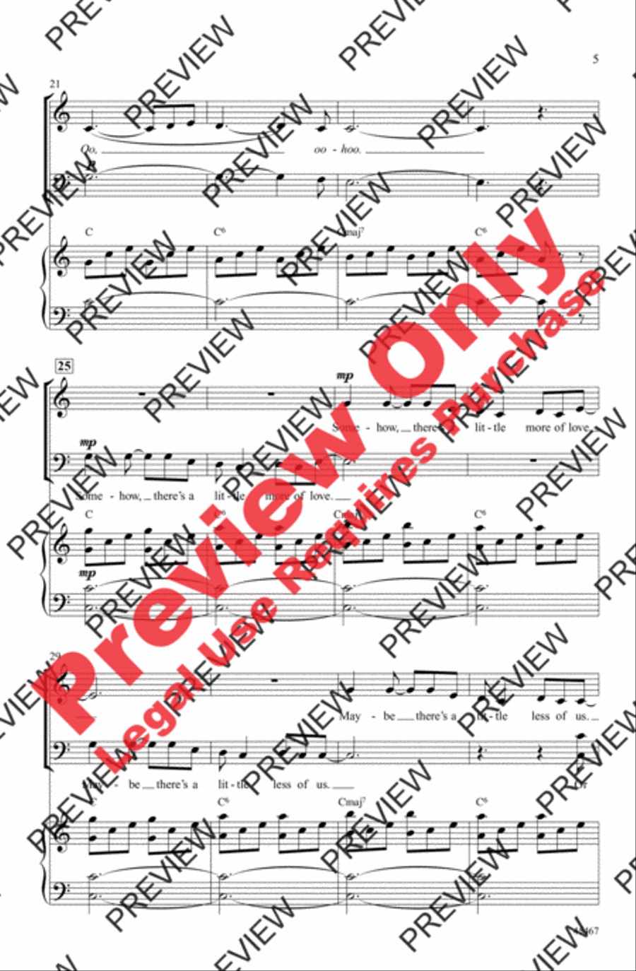 Heaven Everywhere 4-Part scores gallery preview page 4