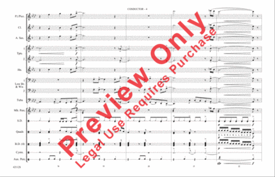 Strutter Strutter Marching Band scores gallery preview page 5