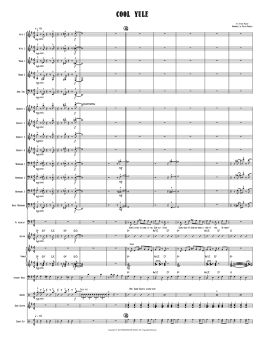 Cool Yule Cool Yule Jazz Ensemble scores gallery preview page 2