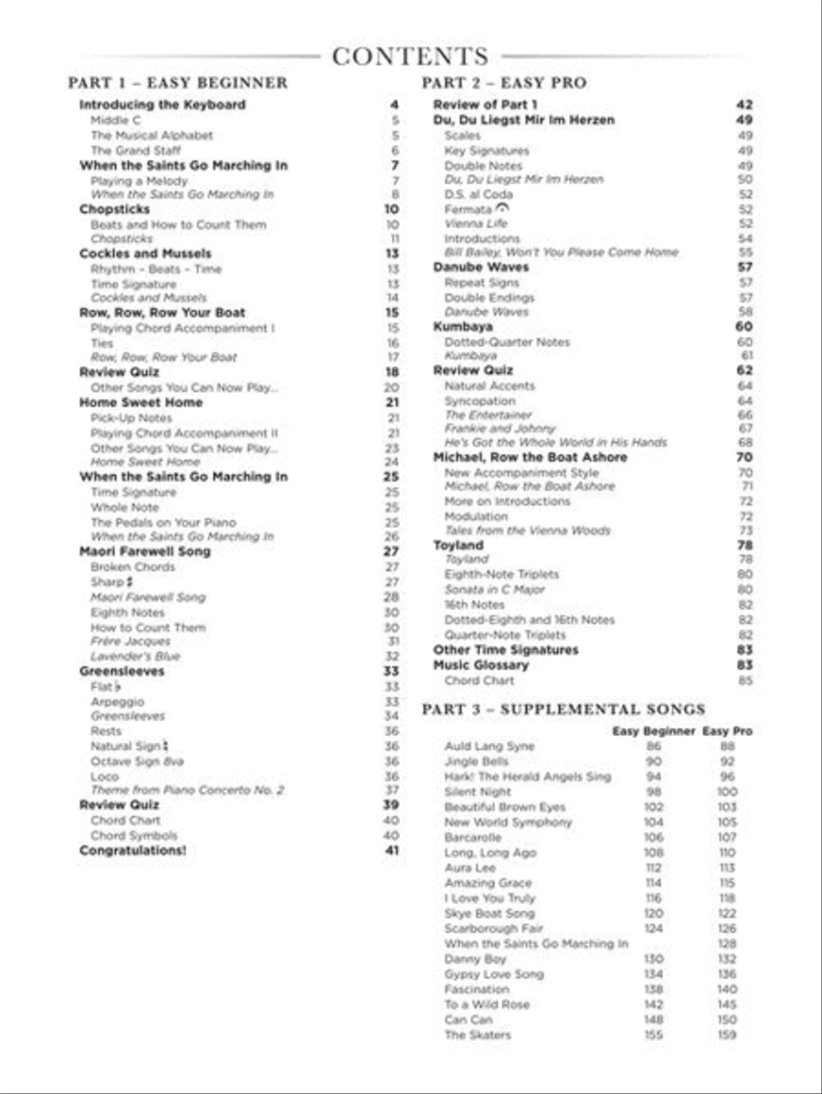 Easy Adult Piano Beginner's Course – Updated Edition Piano Method scores gallery preview page 5