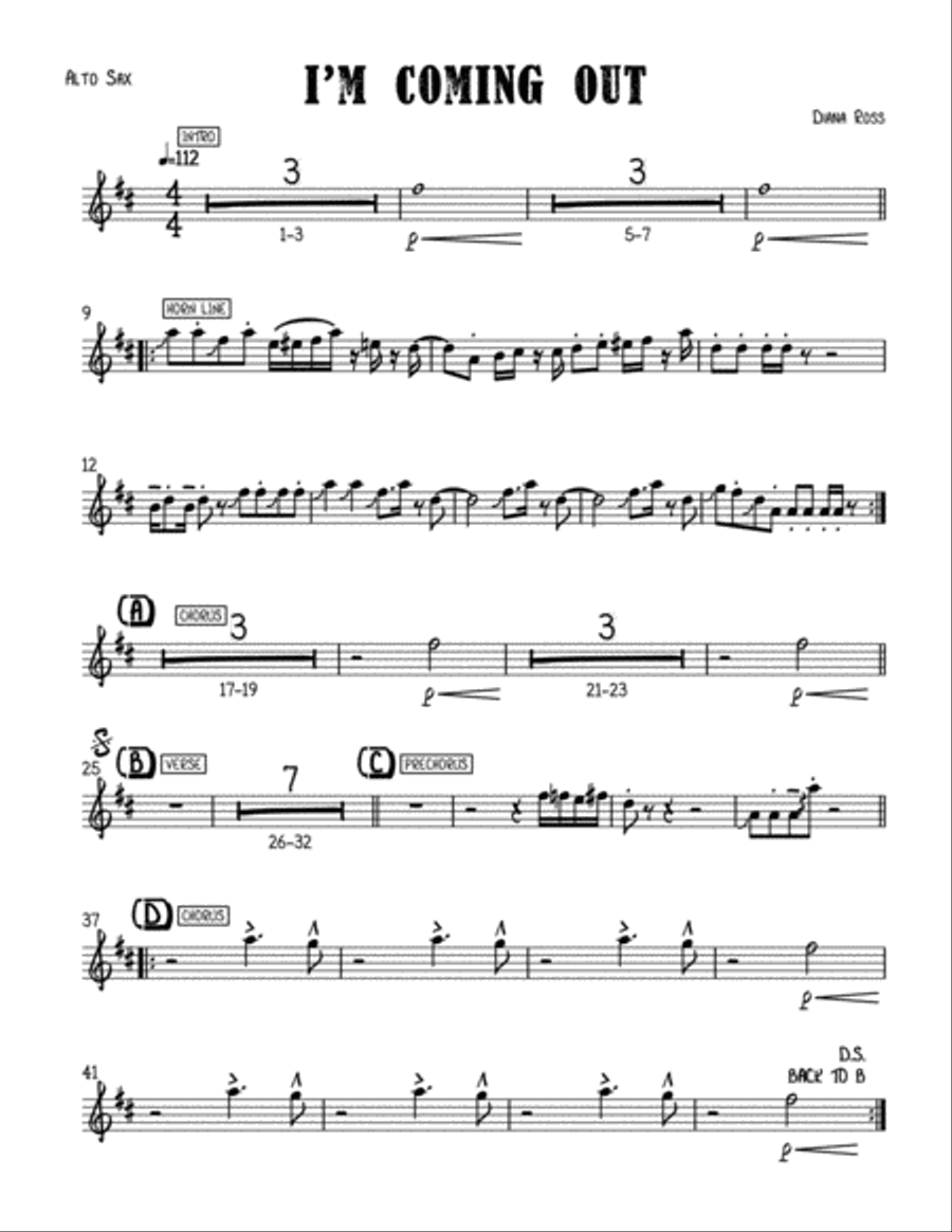 I'm Coming Out I'm Coming Out Small Ensemble scores gallery preview page 5