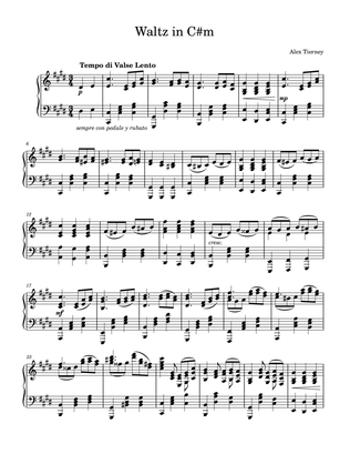 Waltz in C# Minor, Op. 1