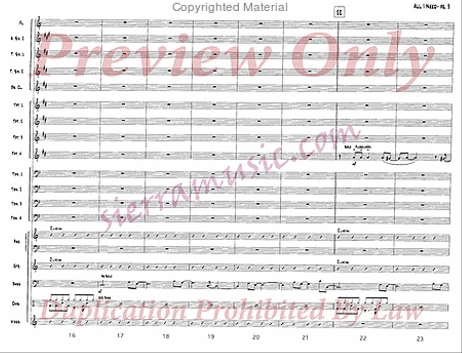 All I Need Jazz Ensemble scores gallery preview page 4
