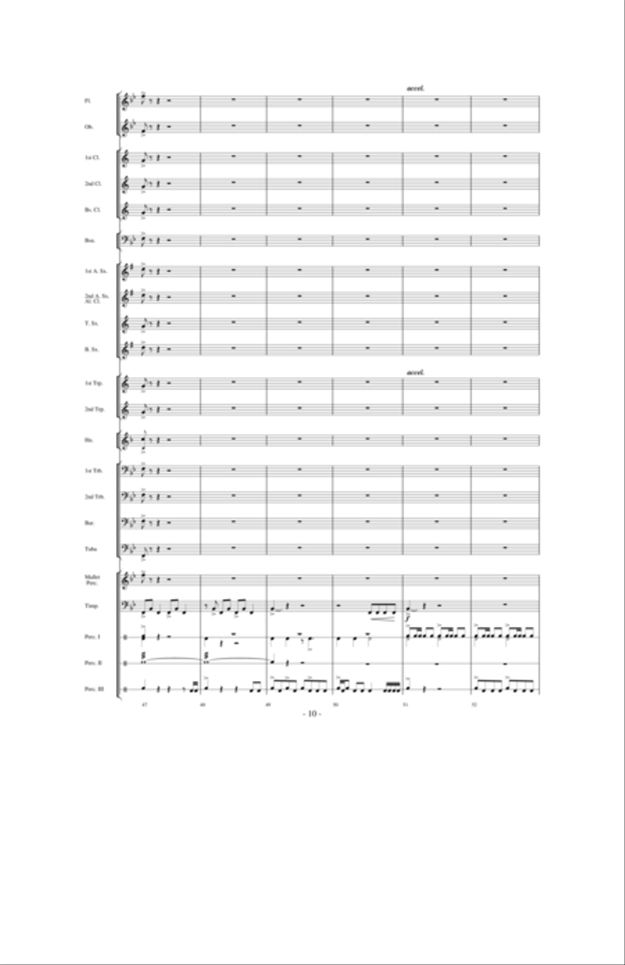 Stormy Seas Concert Band scores gallery preview page 9