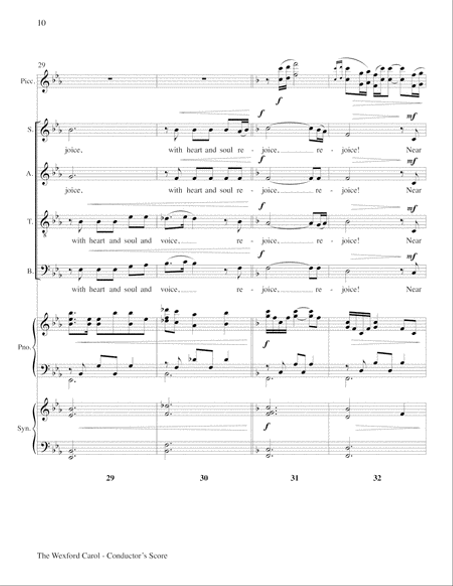 The Wexford Carol The Wexford Carol Choir scores gallery preview page 10