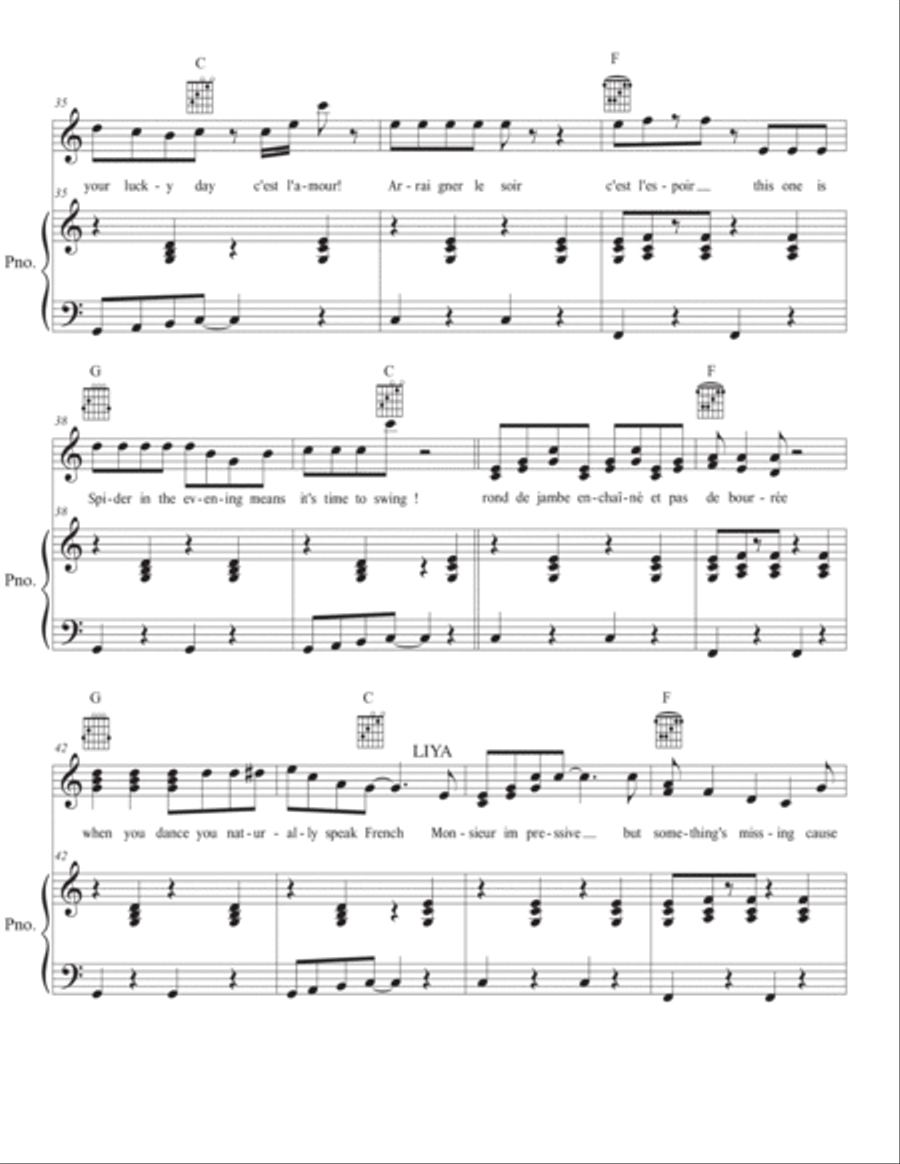 Crabe Cake Spider Swing Piano, Vocal, Guitar scores gallery preview page 4