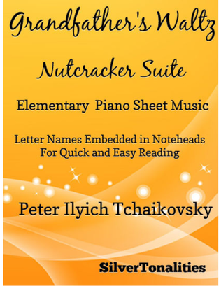 Book cover for Grandfather's Waltz Nutcracker Suite Elementary Piano Sheet Music