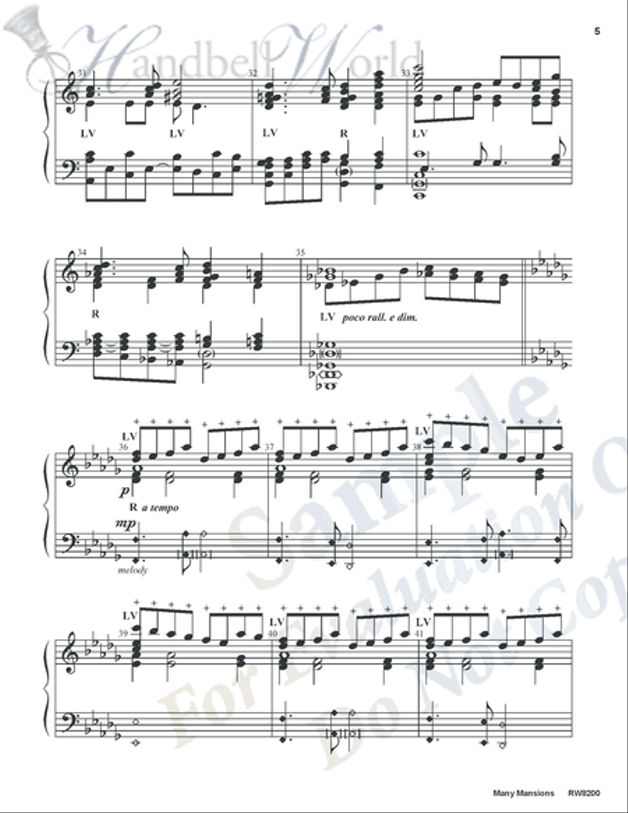 Many Mansions Many Mansions 5-Octaves scores gallery preview page 4