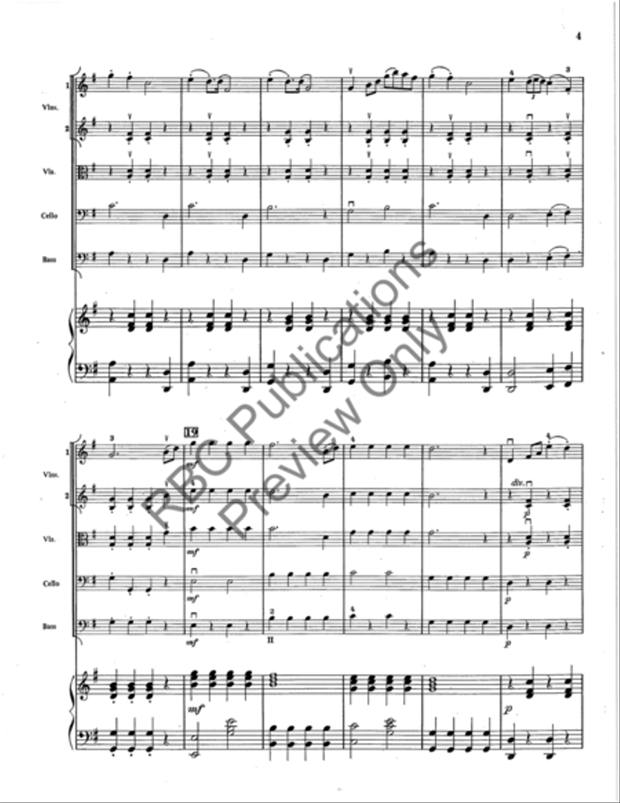Swedish Rhapsody (Score) String Orchestra scores gallery preview page 4