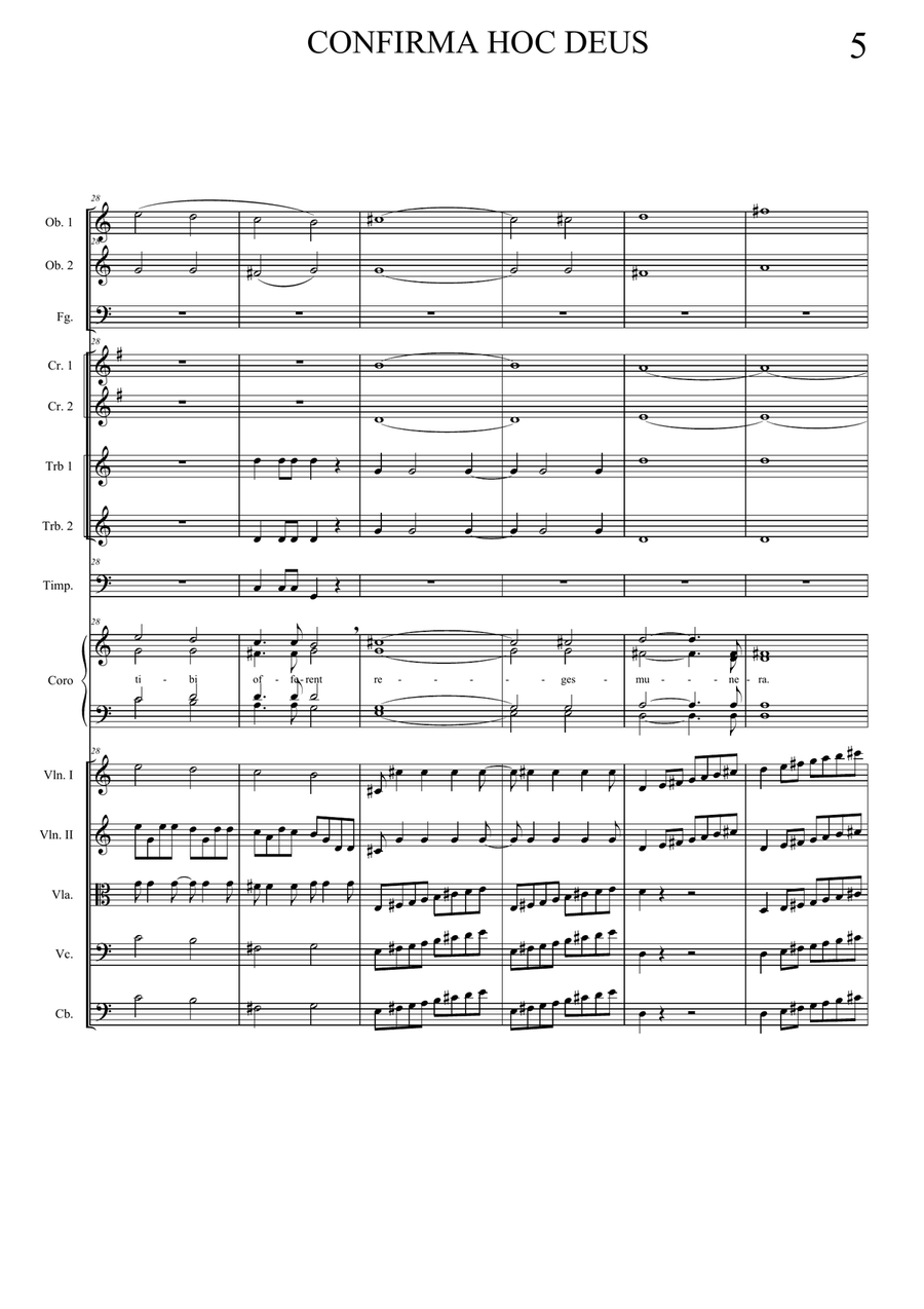 Confirma hoc Deus Chamber Orchestra scores gallery preview page 5