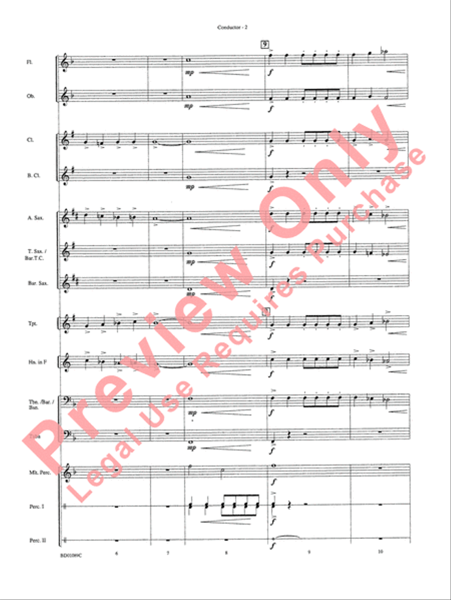 Ceremonium Concert Band scores gallery preview page 5