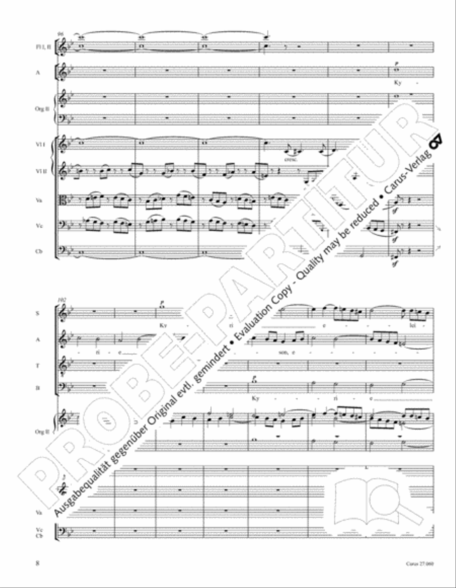Messe a quatre voix 4-Part scores gallery preview page 19