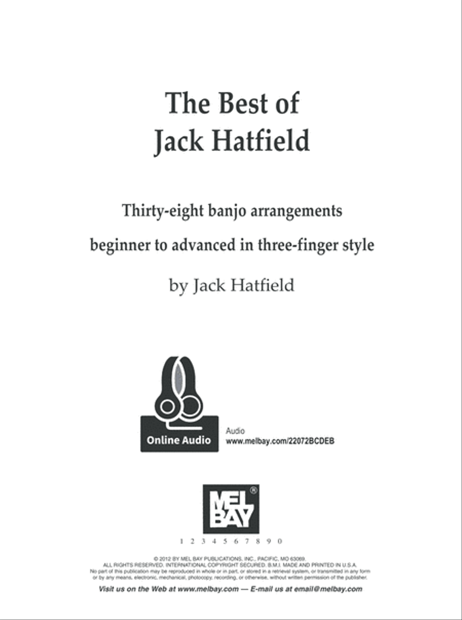 The Best of Jack Hatfield Banjo scores gallery preview page 2