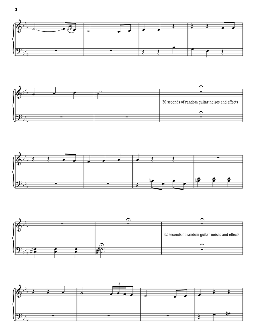 Star Spangled Banner (Instrumental) Piano Solo scores gallery preview page 2