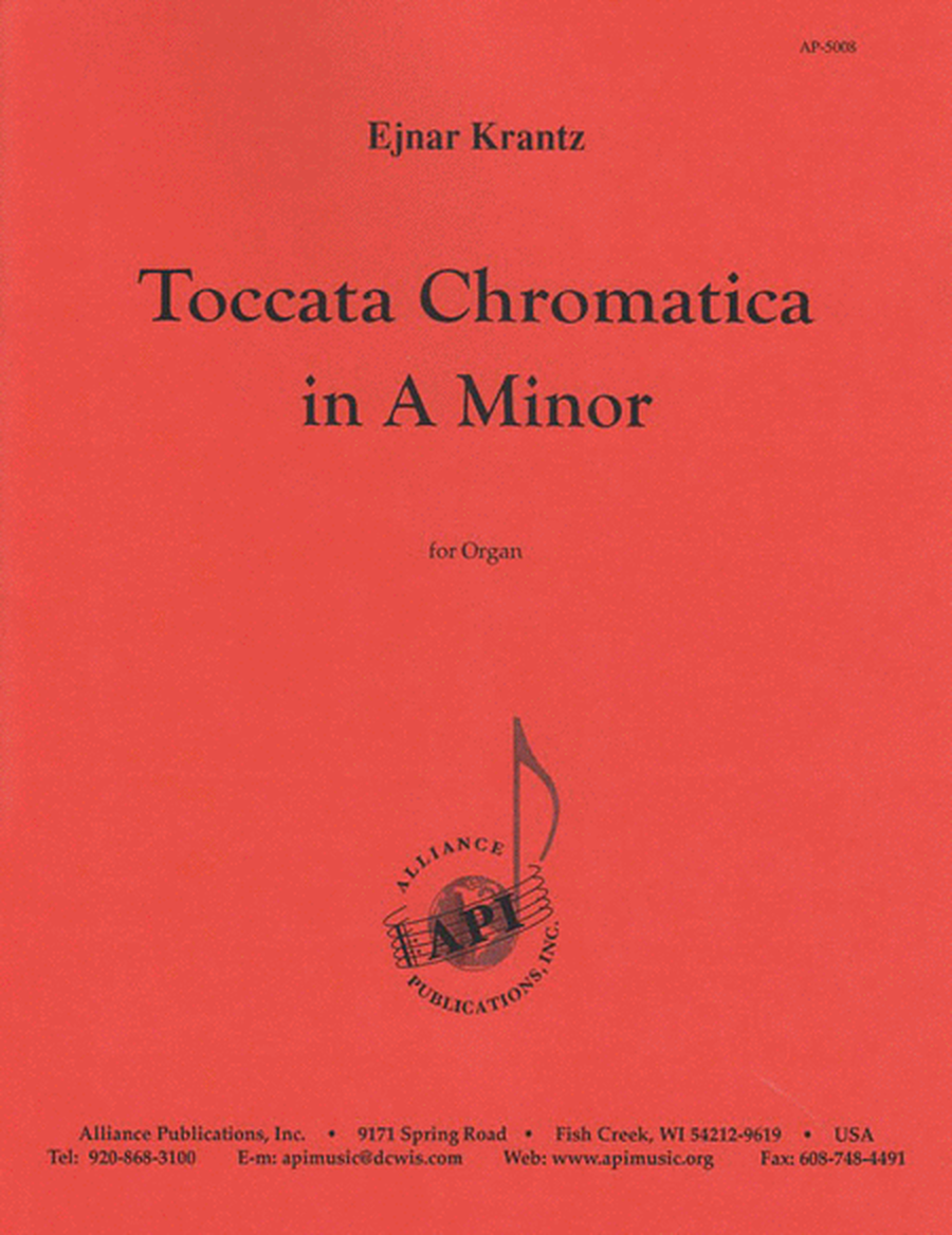 Toccata Chromatica In A Minor - Organ