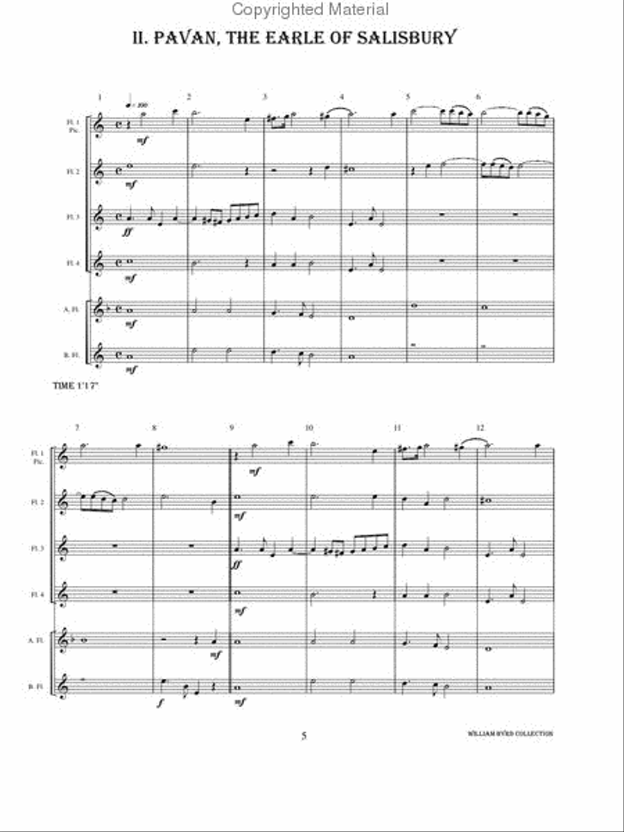 Children's March: Flute Choir scores gallery preview page 5