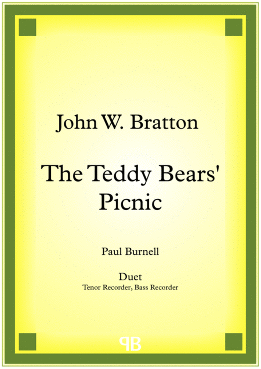 The Teddy Bears’ Picnic, arranged for duet: Tenor and Bass Recorder image number null